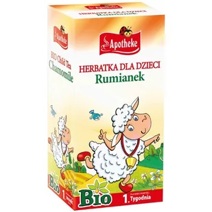 APOTHEKE Herbatka dla dzieci - rumiankowa bio 20 x 1 g - - Soki i herbatki dla dzieci - miniaturka - grafika 4