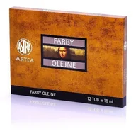 Farby i media malarskie - Astra Farby olejne 18ml 5szt zieleń Veronese FA44AST - miniaturka - grafika 1