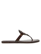 Klapki i japonki damskie - Tory Burch Japonki 11743 Brązowy - miniaturka - grafika 1