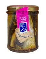 Konserwy i dania rybne - Emperatriz Sardynki europejskie w oliwie z oliwek extra virgin 190 g Bio - miniaturka - grafika 1
