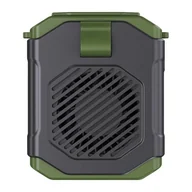 Wentylatory - Przenośny wentylator, mini wentylator chłodzący, 5 prędkości, ładowanie USB (zielony) - miniaturka - grafika 1