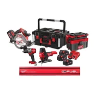 Zestawy elektronarzędzi - Zestaw elektronarzędzi 18V M18FPP4L-124P 4933481015 Milwaukee - miniaturka - grafika 1