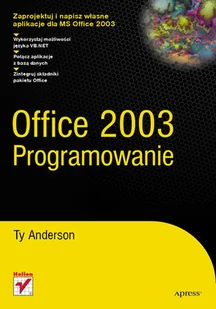 Office 2003. Programowanie - Aplikacje biurowe Office 2003. Programowanie - Aplikacje biurowe - miniaturka - grafika 1