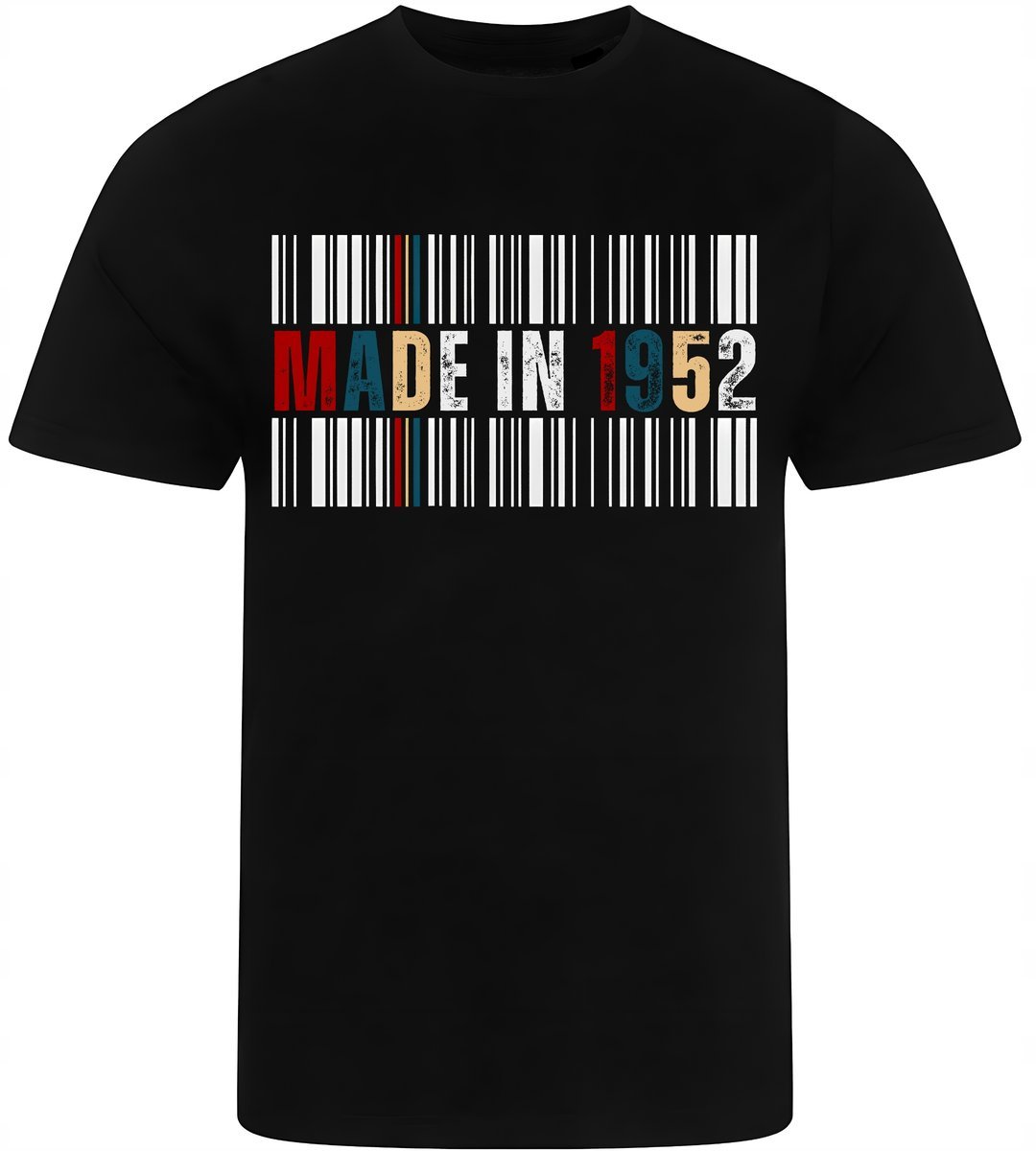 Koszulka Męska Nadruk Urodziny Rocznik 1952 Prezent Premium 3Xl