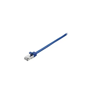 V7 Kabel Ethernet Cat7, ekranowany folią (SFTP) RJ45 (m)/RJ45 (m), kabel sieciowy, kabel LAN 3 m - niebieski - Kable miedziane - miniaturka - grafika 1
