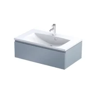 Szafki łazienkowe - Szafka łazienkowa pod umywalkę Oristo Brylant 80 cm niebieski mat OR36-SD1S-80-16 - miniaturka - grafika 1