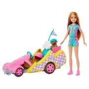 Lalki dla dziewczynek - Barbie, Gokart Stacie, pojazd filmowy i lalka - miniaturka - grafika 1