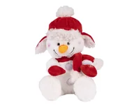 Ozdoby bożonarodzeniowe - Bałwan Materiałowy Zabawka Świąteczna Ozdoba 28Cm - miniaturka - grafika 1