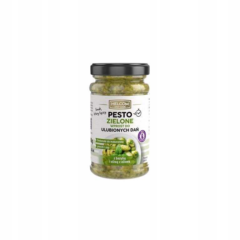 Helcom Easy Cook Pesto zielone wprost do ulubionych dań z bazylią i oliwą z