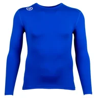 Koszulki sportowe męskie - Koszulka męska Warrior  Compression LS Senior XXL, Niebieski - miniaturka - grafika 1