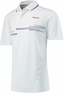 Polo HEAD CLUB TECHNICAL POLO SHIRT White/Navy - S - Koszulki sportowe męskie - miniaturka - grafika 1