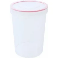 Pudła i pojemniki do przechowywania - Pojemnik okrągły wysoki Milano 1,5 l czerwony - miniaturka - grafika 1