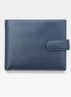 Portfele - Visconti Portfel Męski Skórzany - Granatowy Multi - miniaturka - grafika 1