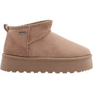 Botki damskie - Tom Tailor Botki zimowe - Damskie - Kolor: Brown - Rozmiar: 36 - miniaturka - grafika 1