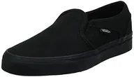 Sneakersy damskie - Vans Asher, damskie sneakersy, Czarny Canvas Black 186, 40 EU - miniaturka - grafika 1