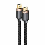 Kable - USAMS Kabel DP - HDMI U74 2.0m czarny/black 4K HD SJ530HD01 (US-SJ530) - miniaturka - grafika 1