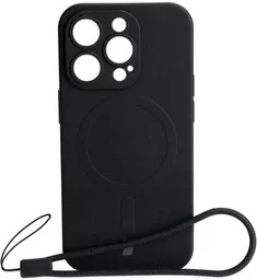 Bizon Etui Case Silicone Magnetic do Apple iPhone 14 Pro, czarne - Etui i futerały do telefonów - miniaturka - grafika 1