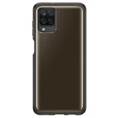 Etui i futerały do telefonów - Samsung Etui Soft Clear Cover do Galaxy A12 Czarny - miniaturka - grafika 1