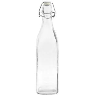 Browin Butelka szklana z kapslem mechanicznym kwadratowa 1l, marki bhk1 - Domowy wyrób alkoholu - miniaturka - grafika 1