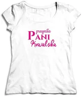 Gadżety dla niej i dla niego - Koszulka na Wieczór Panieński - Przyszła Pani - podaj nazwisko - miniaturka - grafika 1