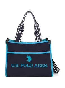 U.S. Polo Assn. Torebka "Halifax" w kolorze granatowym - 28 x 21 x 10 cm - Torebki damskie - miniaturka - grafika 1
