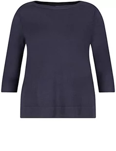 Samoon Sweter damski 972993-29582, granatowy, 48 (DE), grantowy, 48 - Swetry damskie - miniaturka - grafika 1