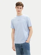 Koszulki męskie - Tom Tailor Denim T-Shirt 1040880 Błękitny Relaxed Fit - miniaturka - grafika 1