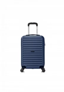 Duża walizka podróżna na kółkach ABS 28" DARK BLUE ATENY 4,4kg 102L odp.kół - Walizki - miniaturka - grafika 1