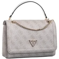Torebki damskie - Torebka Noelle Convertible Xbody Flap HWBD78 79210 Dove Logo (GU709-a) Guess - miniaturka - grafika 1