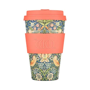 Kubek na wynos Ecoffee Cup William Morris Gallery 400ml - Strawberry Thief - Kubki termiczne - miniaturka - grafika 1