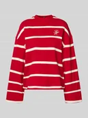 Bluzy damskie - Bluza o kroju relaxed fit z mieszanki bawełny - miniaturka - grafika 1