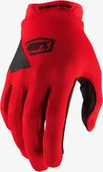 Rękawiczki rowerowe - 100% Rękawiczki 100% RIDECAMP Youth Glove red roz. L długość dłoni 159-171 mm NEW - miniaturka - grafika 1