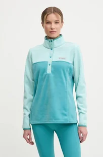 Columbia bluza sportowa Benton Springs kolor turkusowy wzorzysta 2085651 - Bluzy damskie - miniaturka - grafika 1