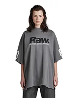 Koszulki i topy damskie - G-STAR RAW Koszulka damska 5XL RAW. Tight Mock v T-Shirt, szara (Granite D275-1468), XS, szary (Granite D275-1468), XS - miniaturka - grafika 1