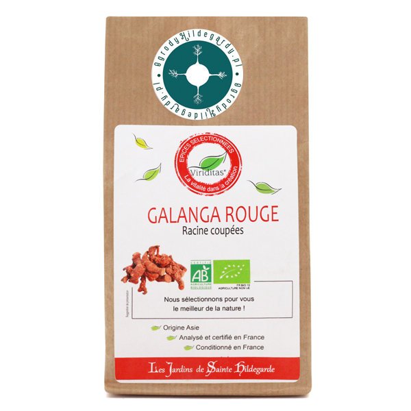 Przyprawy i zioła - Galgant korzeń cały 80g Bio* / Les Jardins de Sainte-Hildegarde