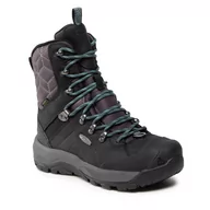 Buty trekkingowe męskie - Trekkingi Keen - Revel IV High Polar 1023622 Black/North Atlantic - miniaturka - grafika 1