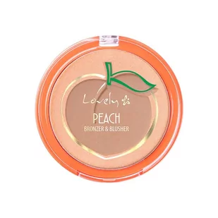 Lovely Peach Bronzer & Blusher duo do konturowania twarzy 7g - Bronzery i konturowanie twarzy Lovely Peach Bronzer & Blusher duo do konturowania twarzy 7g - Bronzery i konturowanie twarzy - miniaturka - grafika 1