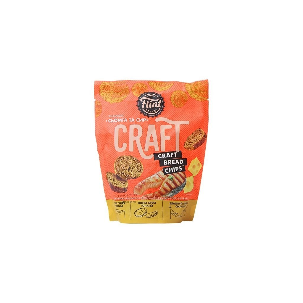 Sucharki pszenno-żytnie o smaku łososia z serem Grenki 