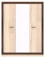 Szafy - Szafa z lustrem na ubrania dąb sonoma BOSS BS22 - miniaturka - grafika 1