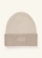 Czapki damskie - Calvin Klein Czapka beige - miniaturka - grafika 1