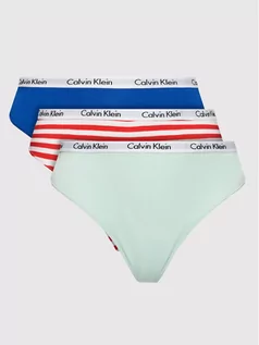 Majtki damskie - Calvin Klein Underwear Komplet 3 par fig klasycznych 000QD3801E Kolorowy - grafika 1