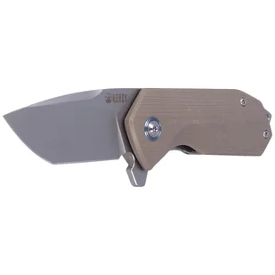 Nóż składany Kubey Knife Campe, Tan G10, Sandblast D2 (KU203C) - Noże - miniaturka - grafika 2