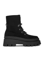 Botki damskie - DeeZee Trzewiki 60063-5 Czarny - miniaturka - grafika 1