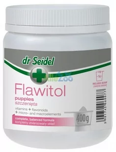 Dr Seidla Dr Seidel Flawitol dla szczeniąt - proszek 400g - Suplementy i witaminy dla psów - miniaturka - grafika 1