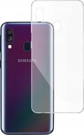 Etui i futerały do telefonów - etumi Etui Do Samsung Galaxy A40 Gumowe Slim Clear View Pokrowiec Ochronny / Futerał Obudowa / Ochrona Clear Cover Bezbarwne Slim Case0040 - miniaturka - grafika 1
