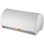 Chlebaki - Klausberg Chlebak stalowy KB-7269, biały, 39x28x18,5 cm - miniaturka - grafika 1