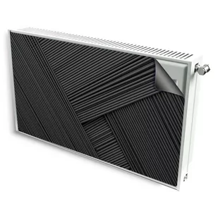 magnes mata magnetyczna kaloryfer dekor czarny układ - Dekoracje domu - miniaturka - grafika 1