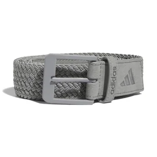 adidas Męski pleciony pasek ze stretchem, szary trzy, M/L, szare, trzy - Paski - miniaturka - grafika 1