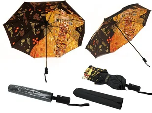 Parasol automatyczny, składany - G. Klimt, Adela (dekoracja pod spodem) (CARMANI) - Parasole - miniaturka - grafika 1