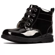 Śniegowce damskie - Clarks Astrol Lace T śniegowce dziewczęce, Black Pat, 27.5 EU - miniaturka - grafika 1